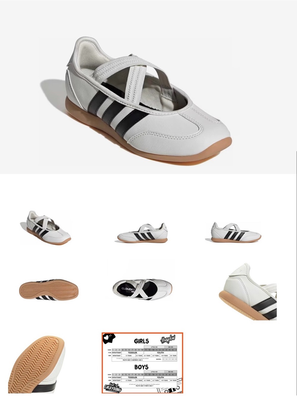 Adidas Barreda Mary Jane sneaker kids size 6 womens size 7